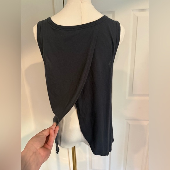 Ann Taylor LOFT Navy Blue Open Back Tank - M - Picture 4 of 11